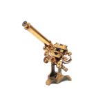 A Brass Compound Microscope,