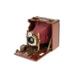 A J. Lizars 'Challenge' Quarter Plate Tropical Hand & Stand Camera,