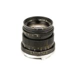 A Leitz Summicron f/2 50mm Lens,