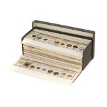A Very Fine Collection of Dry Mounted Marine, Fossil, Crystal & Geological Microscope Specimen Slide