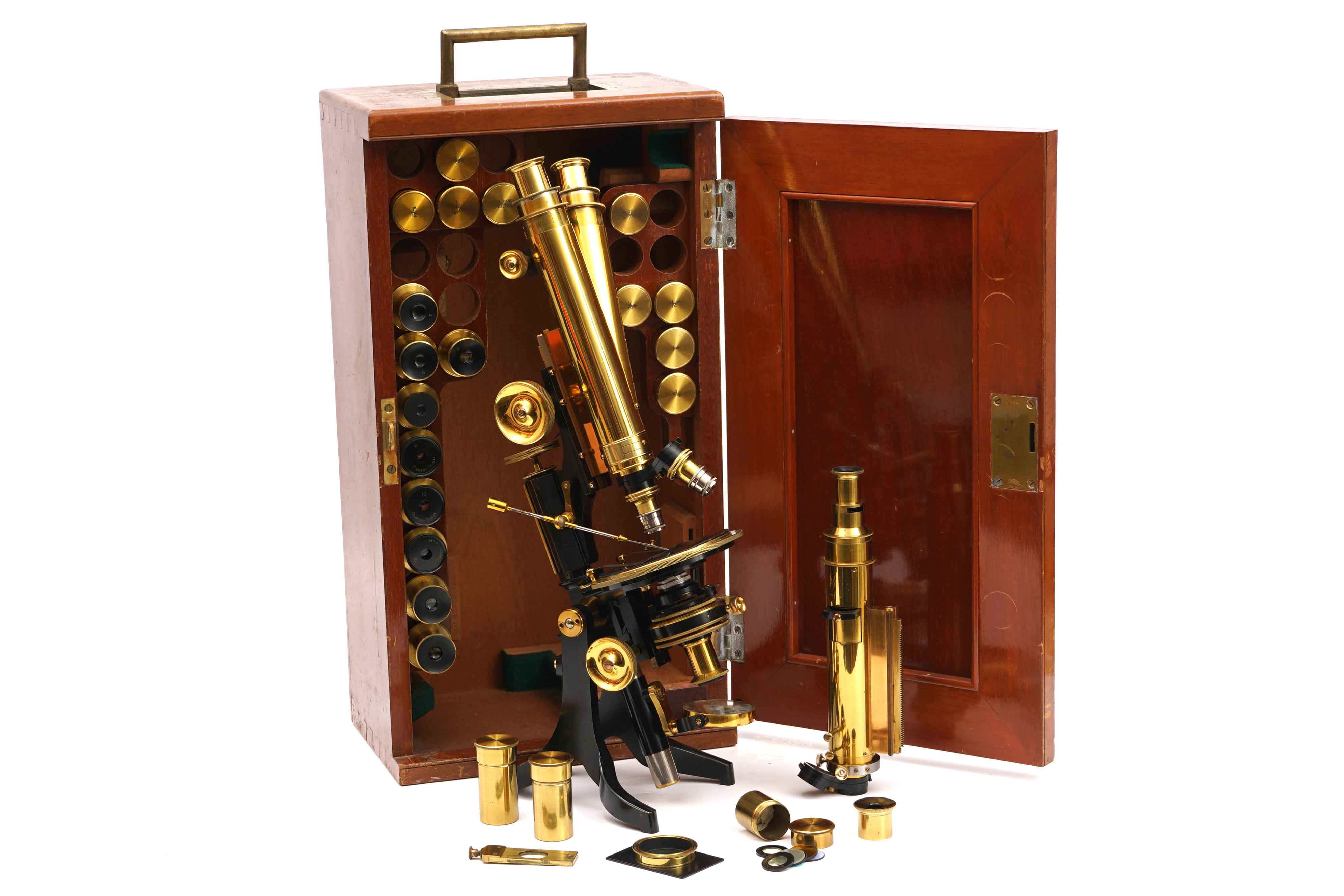A Large & Comprehensively Equipped Petrological Microscope Outfit,
