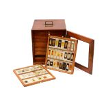 A Large Cabinet of Microscope Slides,