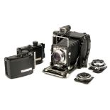 A Graflex Century Graphic Rangefinder Camera,