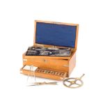 A Large Case of Drawing Instruments by Harling,
