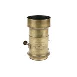 A Voigtlander & Sohn Waterhouse Stop Brass Lens,