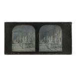 A Stereo Daguerreotype View of the Renaissance Court in the Crystal Palace in Sydenham