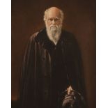 Charles Darwin, Engraving By G. Sidney Hunt After John Collier