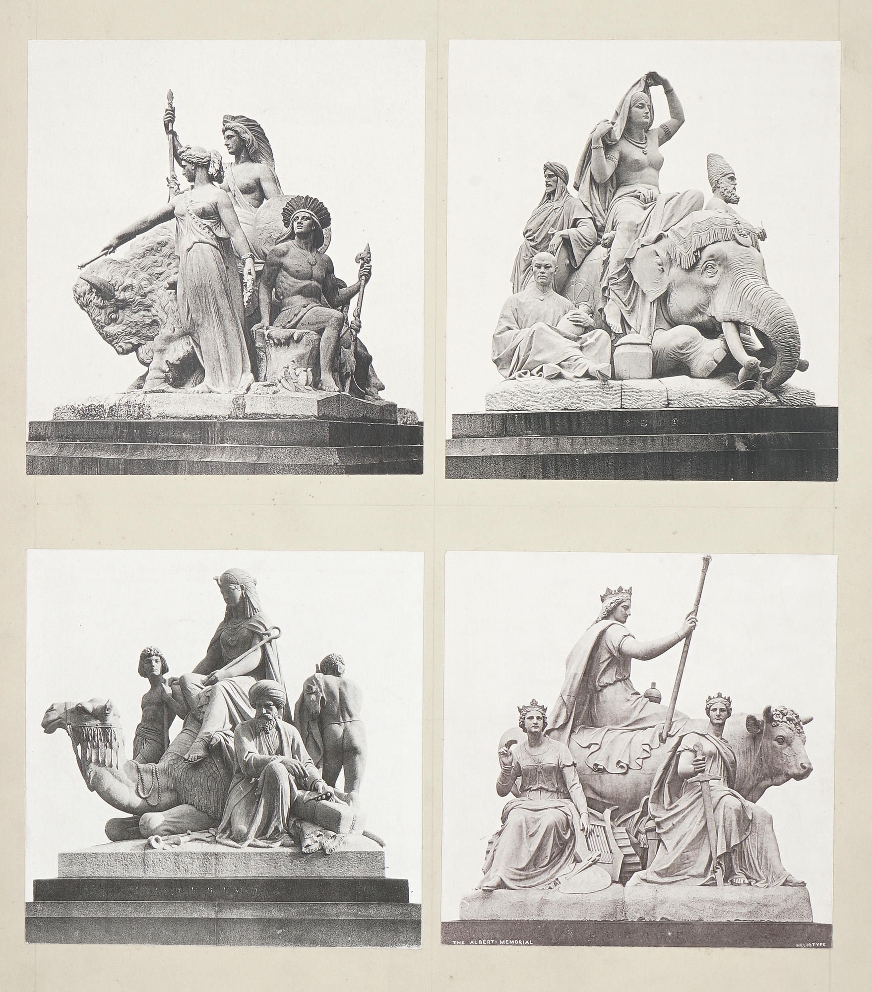 17 Heliotypes of the Albert Memorial, - Image 4 of 4