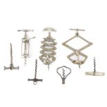 A Mixed Lot of French Corkscrews,