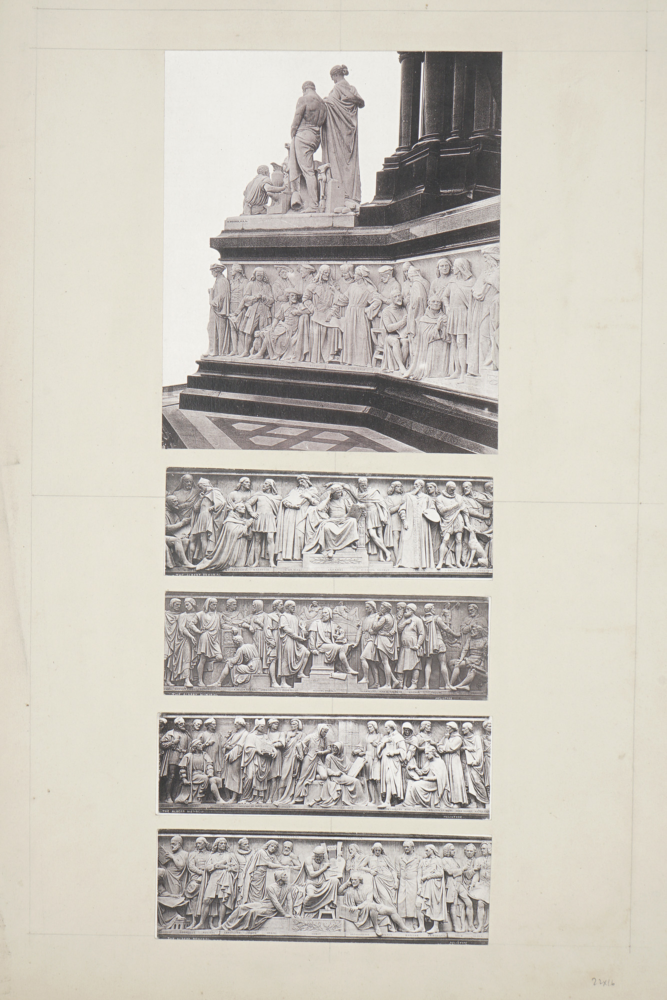 17 Heliotypes of the Albert Memorial, - Image 2 of 4