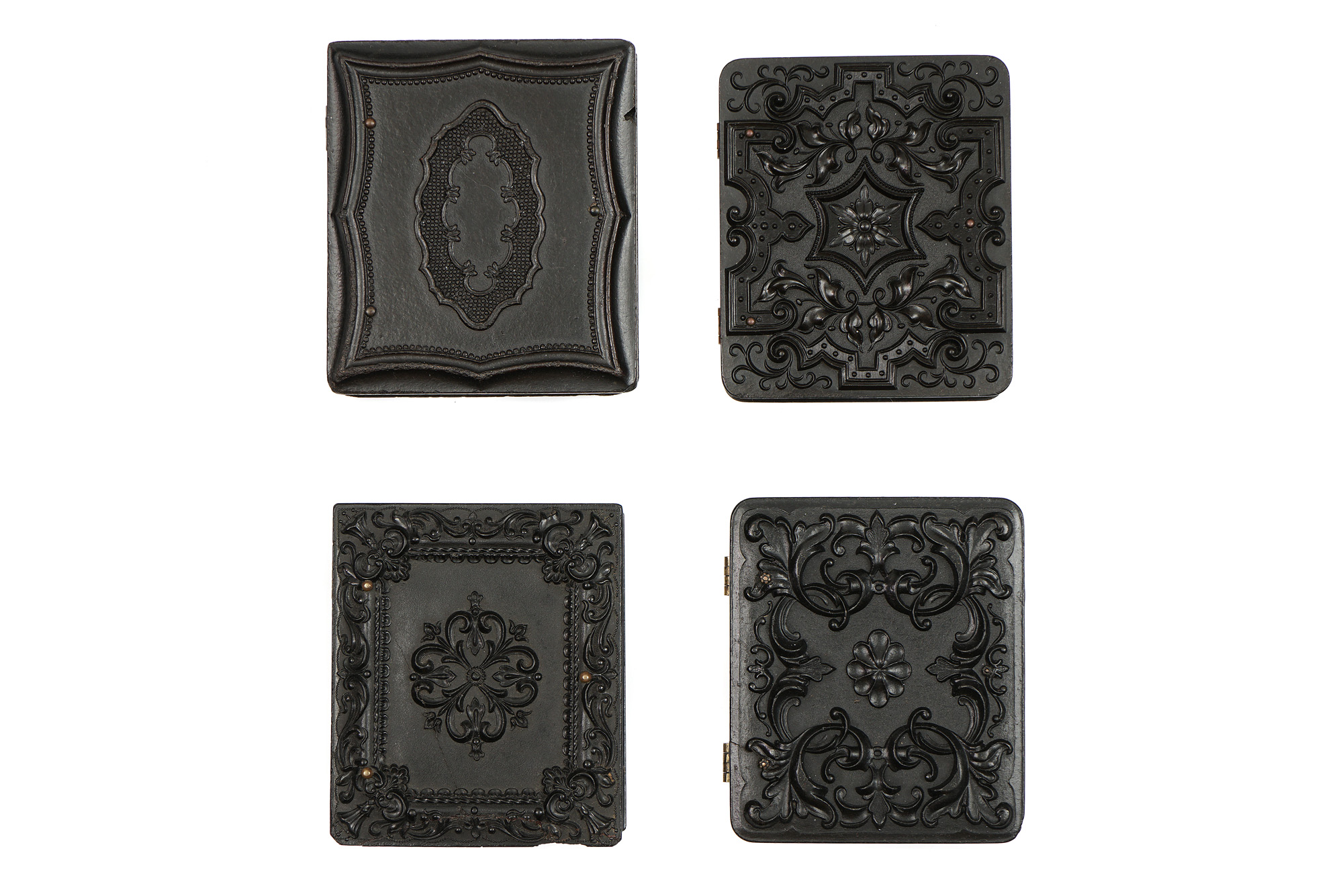 Four Union Cases with Ambrotypes and Tintype,