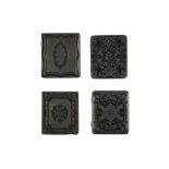 Four Union Cases with Ambrotypes and Tintype,