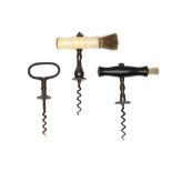 Three Henshall-type Corkscrews,