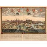 A 17th Century Panorama of Cracovie Kraków Poland,