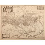 One of the Earliest Printed Maps of Ukraine,