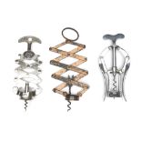 Three Mechanical Corkscrews,