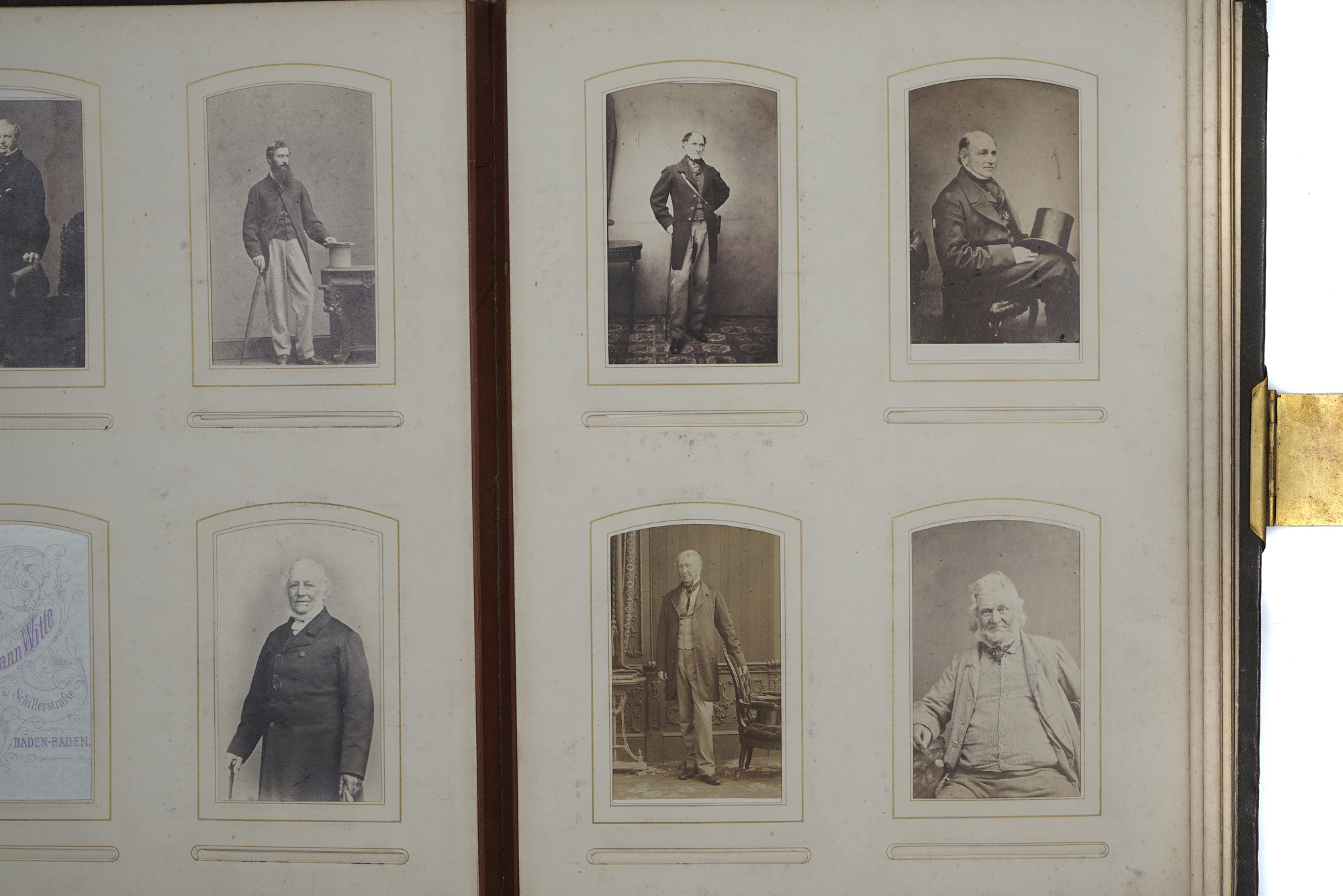 Two Large Carte de Visite Albums,