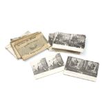 A Large Collection of Les Marveilleux Stereo Postcards,