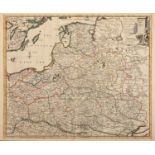 An 18th Century Detailed map of the Polish Empire, published by John Senex,