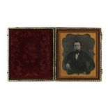 W H WHITE & Others, Three Cased Daguerreotypes,