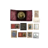 A Collection of Ambrotypes, Tintypes & Glass Stereoviews,