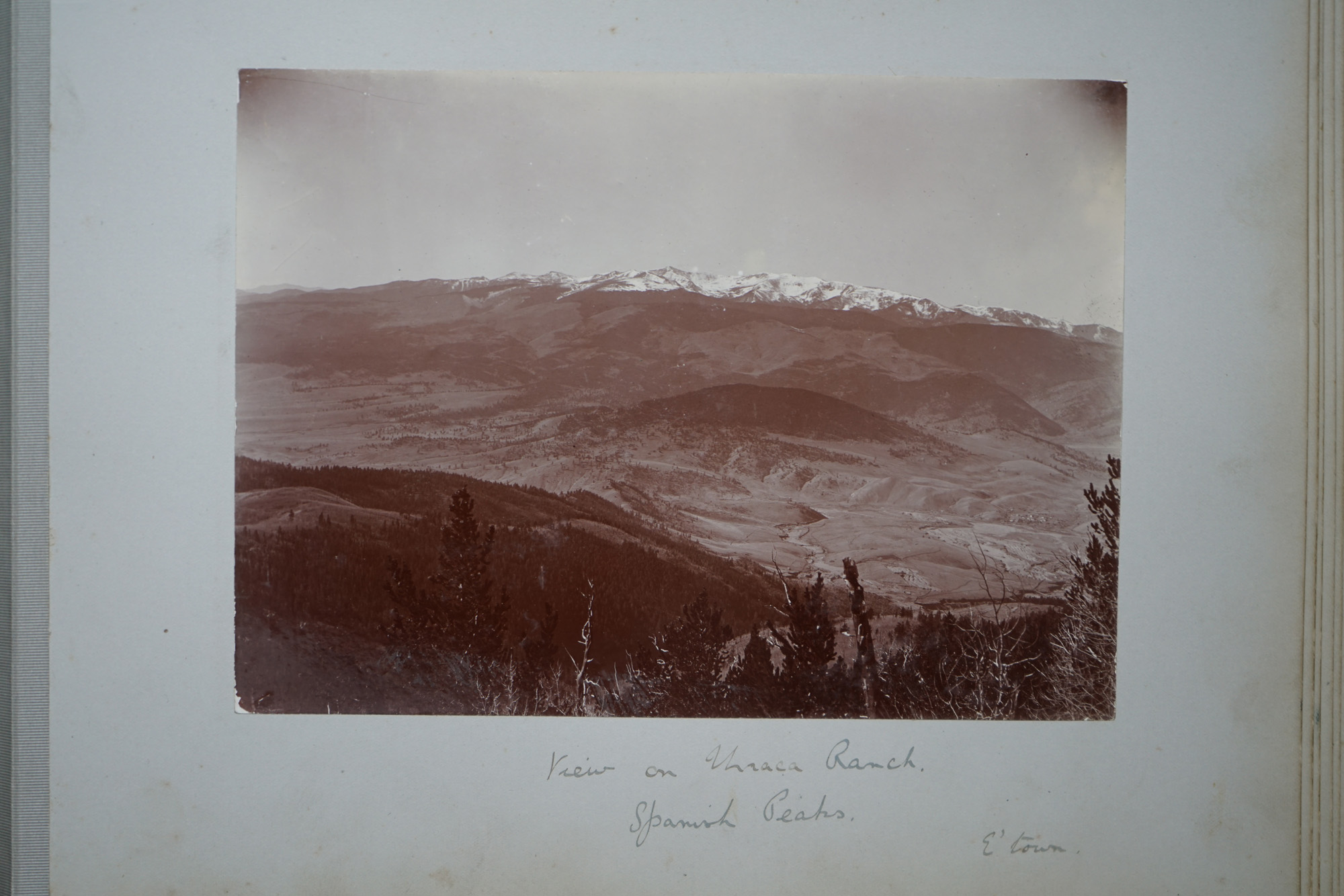 W A WHITE, Late 19th Century Album of Photographs Colorado & New Mexico, - Image 12 of 47