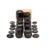 A Selection of Canon EF Lenses,