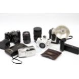 A Selection of Various Cameras & Accessories,