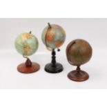 Collection of Three 6in Table Globes