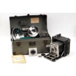 A Graflex Speed Graphic Large Format Camera,