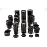 A Selecton of Various Lenses,