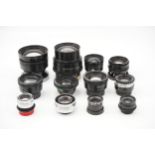 A Selection of Various Enlarger & Repro Lenses,
