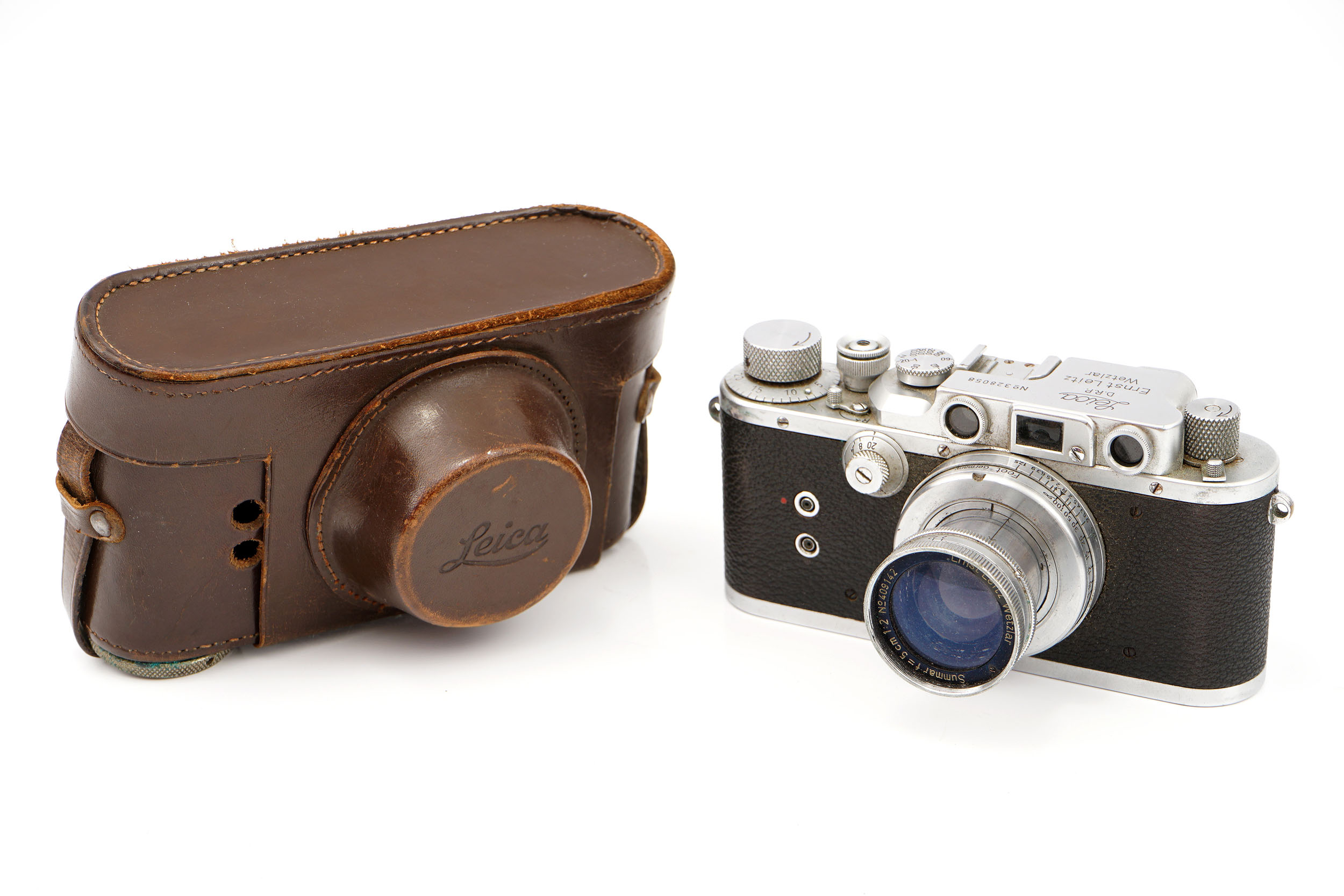 A Leica IIIb Rangefinder Camera,