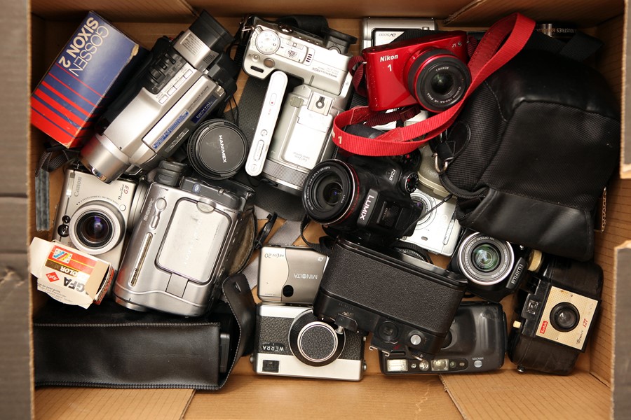 A Selection of Various Cameras, - Image 2 of 2