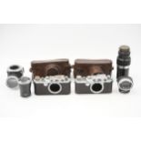 A Selection of Leica Cameras & Accessories,