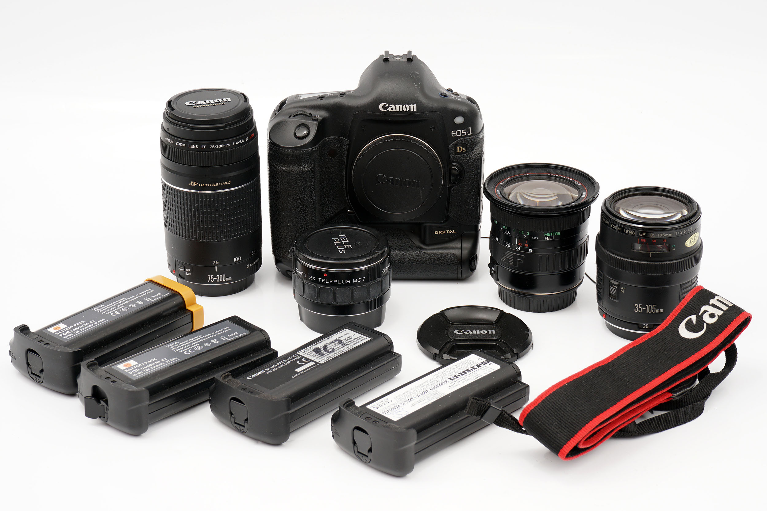 A Canon EOS 1Ds Digital SLR Camera,