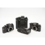 Three Nikon F3 SLR Bodies,