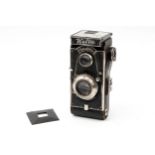 A Welta Superfekta Folding TLR Camera,