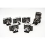 A Selection of Zeiss Ikon Folding Cameras,