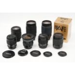 A Selection of Nikon Mount Lenses,