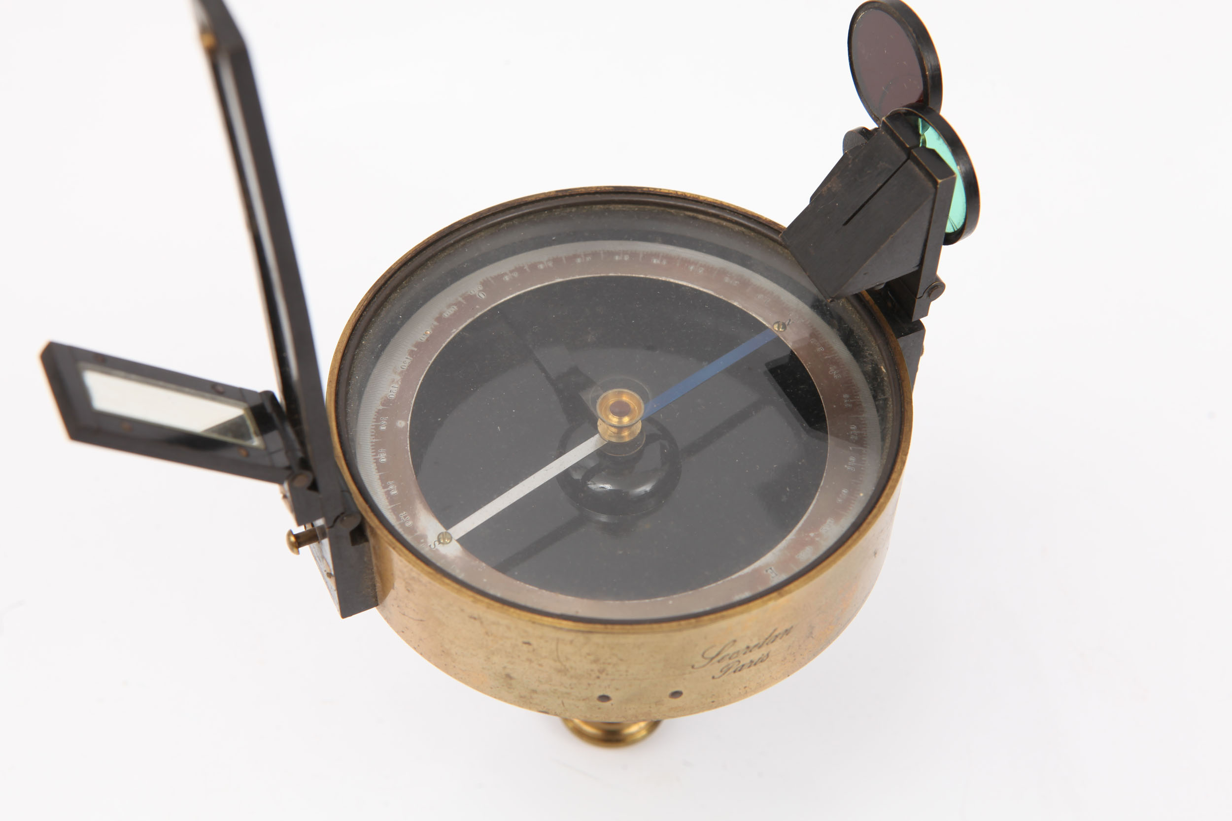 A Fine French Surveying Compass - Image 2 of 3