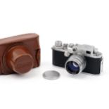 A Canon II-F Rangefinder Camera,