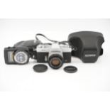 An Olympus FTL SLR Camera,