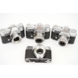 Four Kodak Retina Reflex Cameras,