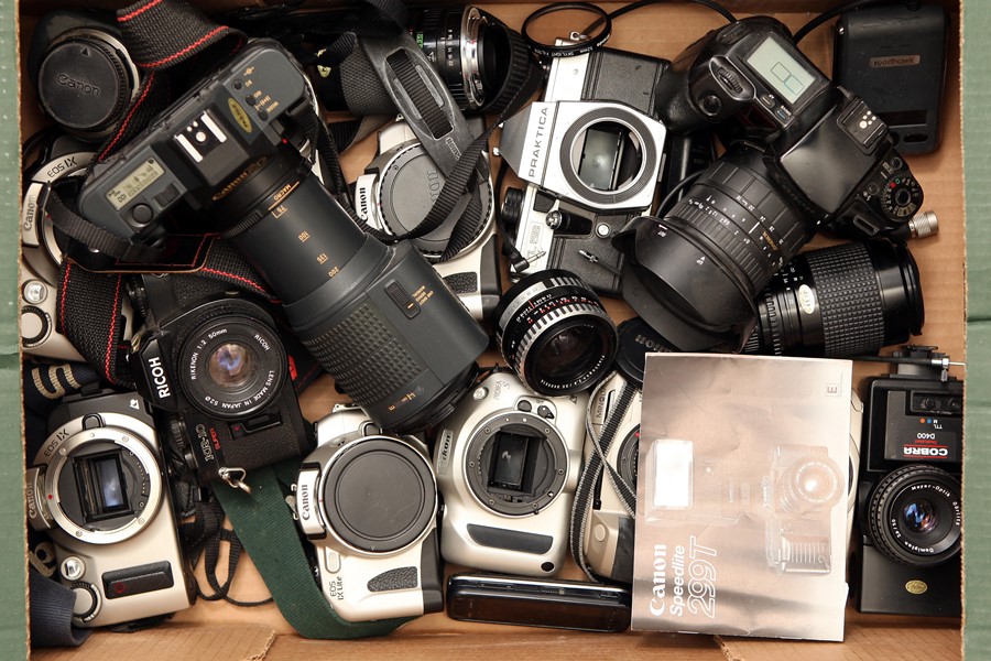 A Selection of Various Cameras,