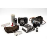 A Selection of Various Cameras & Accessories,