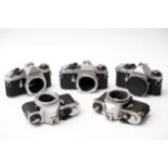 A Selection of Asahi Pentax ME Bodies,