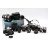 A Selection of SLR Cameras,