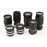 A Selection of Nikon Mount Lenses,