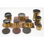 A Selection of Brass Lenses,